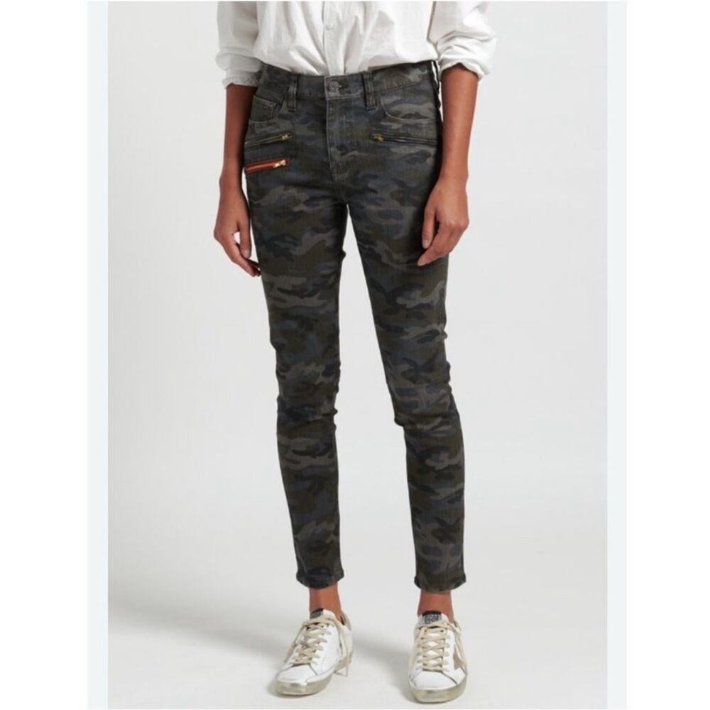 Etienne Marcel Grey Camouflage Skinny Jeans